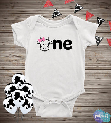 First Birthday Outfit- Farm Theme First Birthday- First Birthday Farm Theme- First Birthday Farm Theme outfit- Cow outfit- Farm Birthday